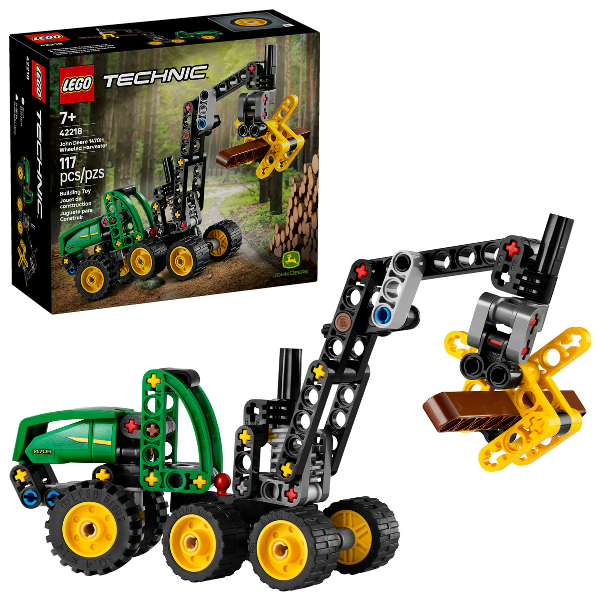Colheitadeira com Rodas John Deere 1470H Lego