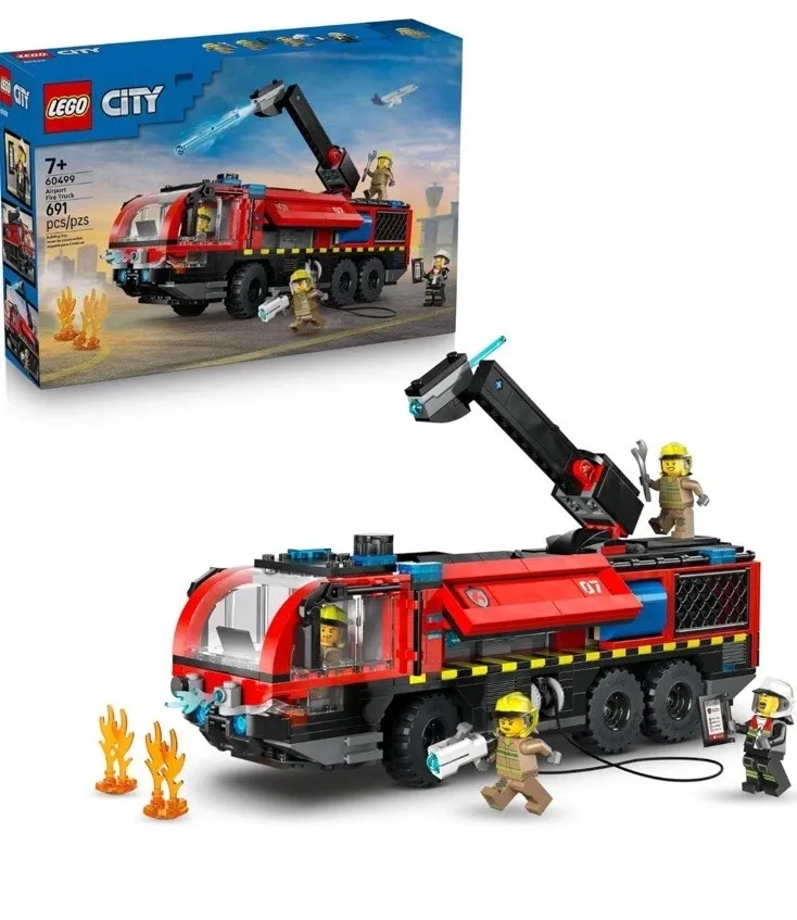 Caminhão de Bombeiros Aeroportuário Lego 60499