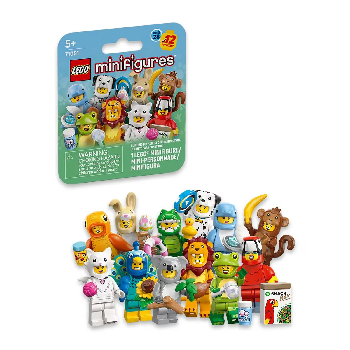 Minifiguras de Animais Lego 71051 28ª Edição