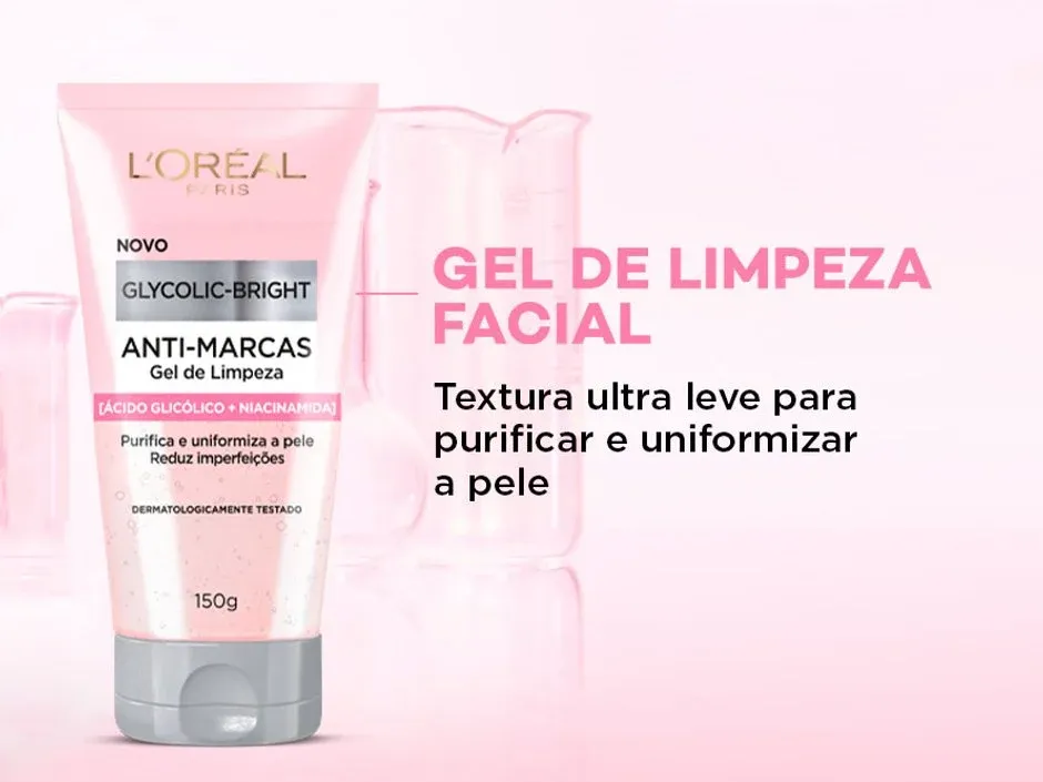 L'Oréal Gel de Limpeza Glycolic 150ml