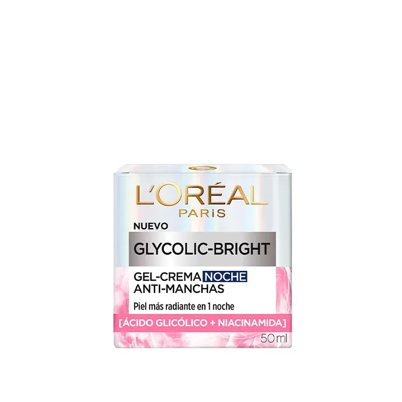 Gel Creme Noite L'Oréal Glycolic-Bright 50ml