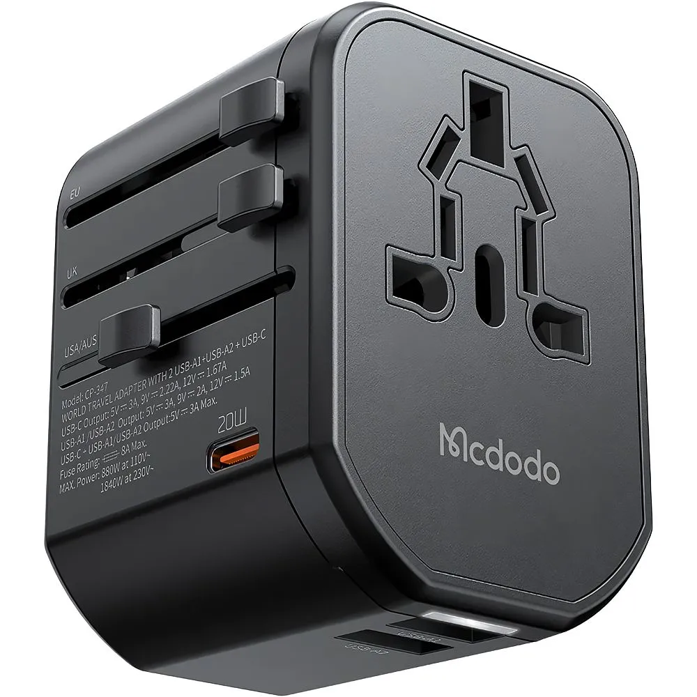 Adaptador Mcdodo 2Em1 Travel Cp-0750