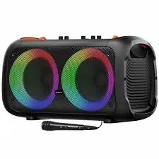 Caixa de Som Megastar SPA6608BT BT/TWS/FM/USB/Luz/Microfone/15000W