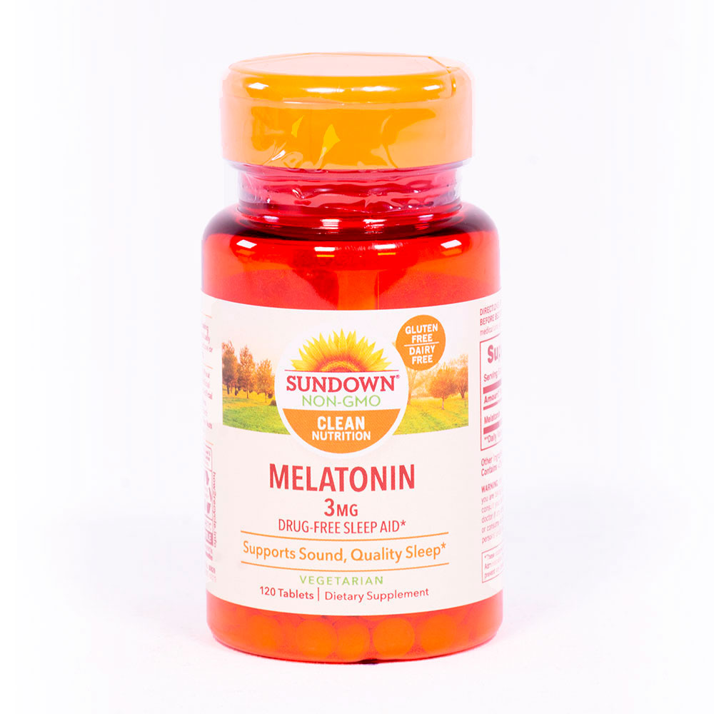 Cápsulas de Melatonina Sundown Naturals 3MG 120