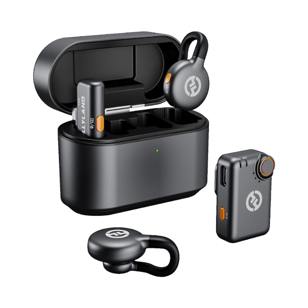 Microfone Hollyland Lark M2S Mini Combo Preto