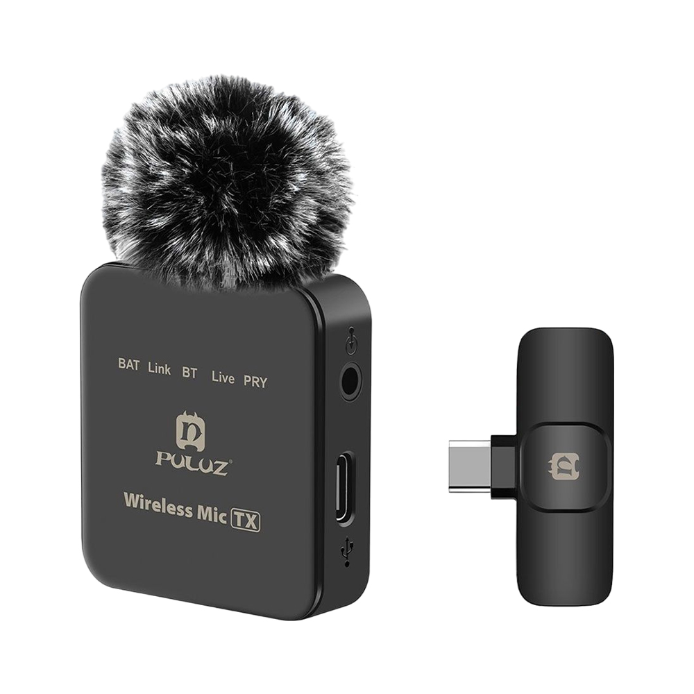 Microfone Sem Fio Puluz PU647B Dual Lightning