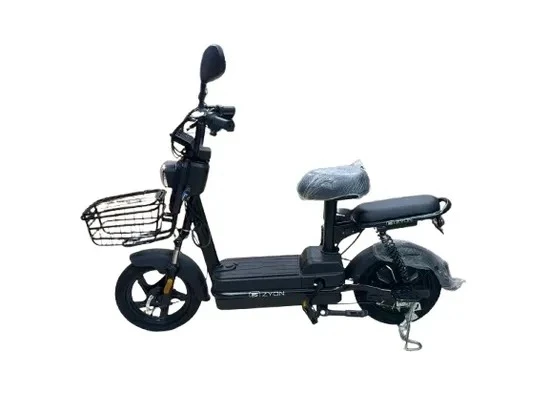 Moto Elétrica Zyon 500W Chumbo Preto/Branco