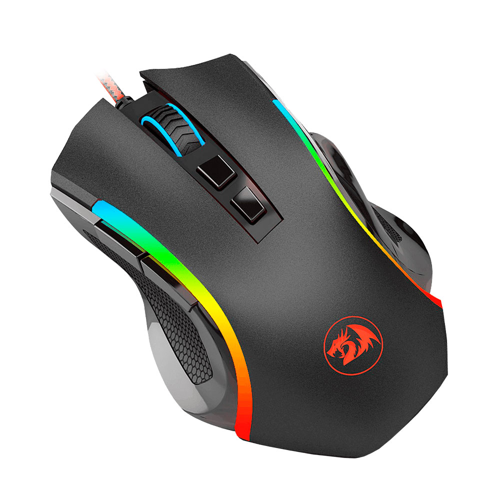 Mouse Redragon M607 Griffin RGB 7200DPI Preto