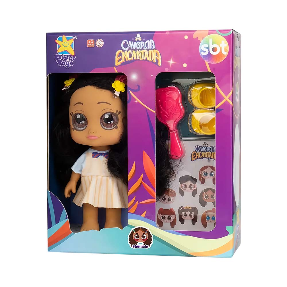 Boneca Divertoys Manuela Cueva Encantada 8341