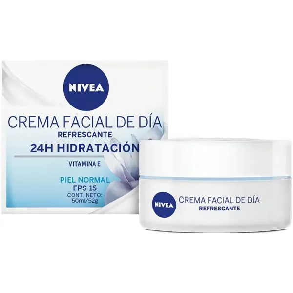 Creme Facial Nivea Refrescante FPS15 Dia 50ml