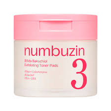 Numbuzin Almohadillas Bifida Bakuchiol Toner Pads 190ML