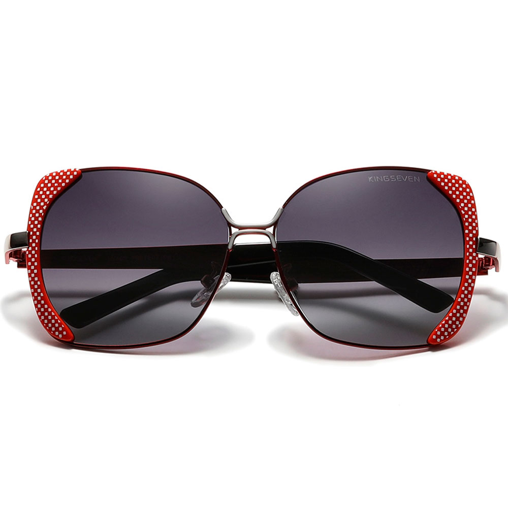 Óculos de Sol Kingseven Feminino N7011 Vermelho