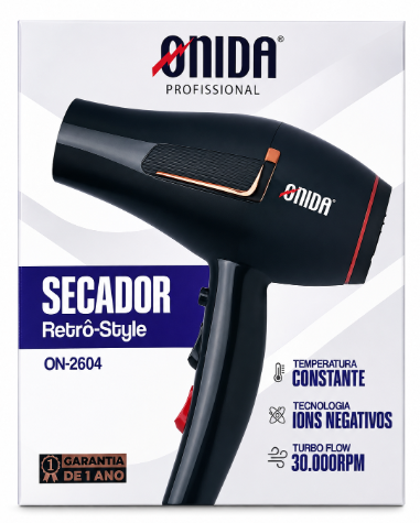 Secador Onida On-2604 220V Difusor Preto