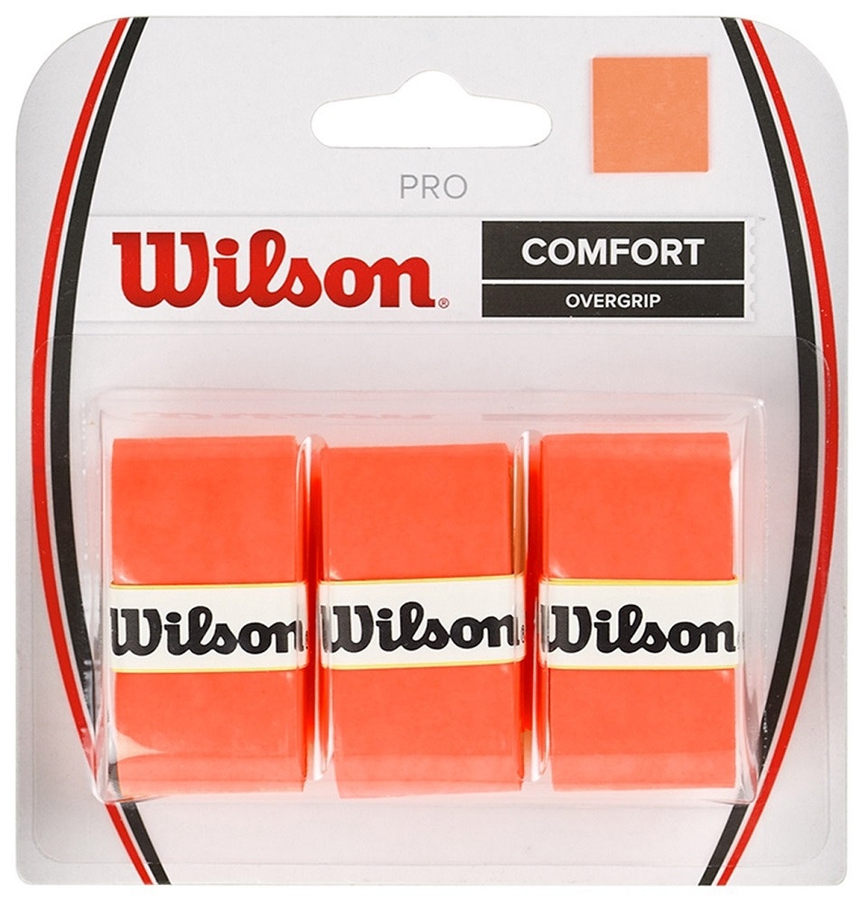 Overgrip Wilson Pro Confort 3 Unidades Laranja