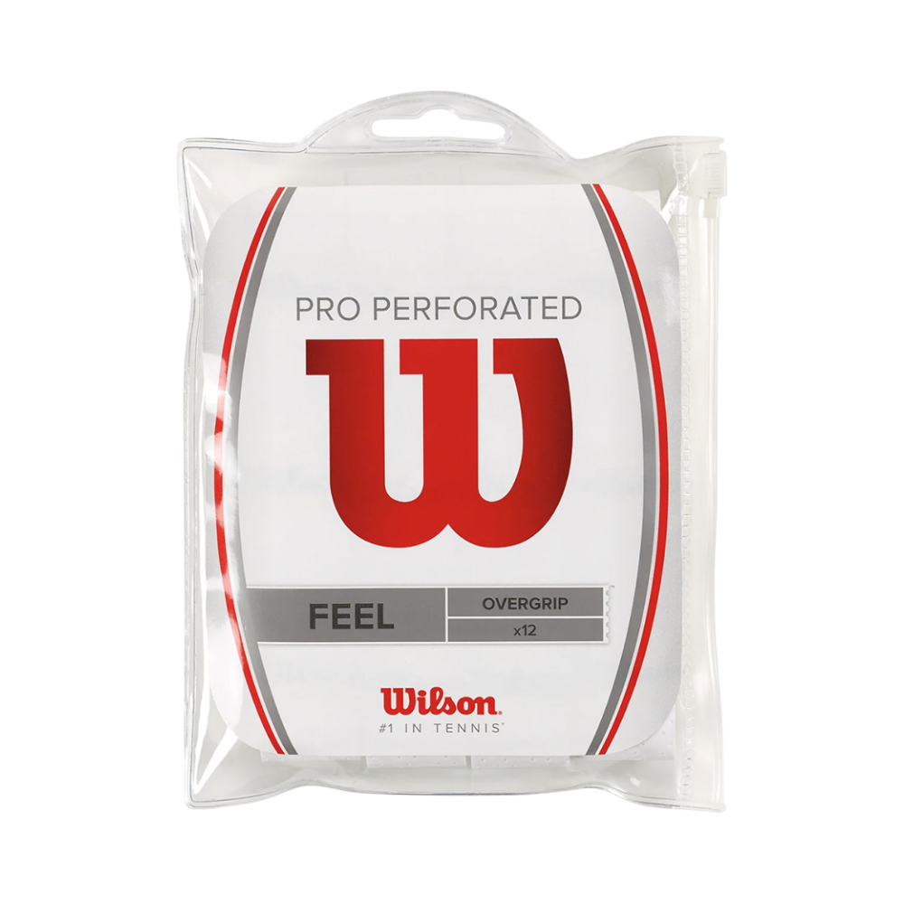 Overgrip Wilson WRZ4006WH Pro Perfurado 12 Unidades