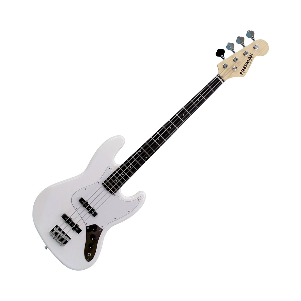 Pack Baixo Elétrico Freeman Rockstar Branco