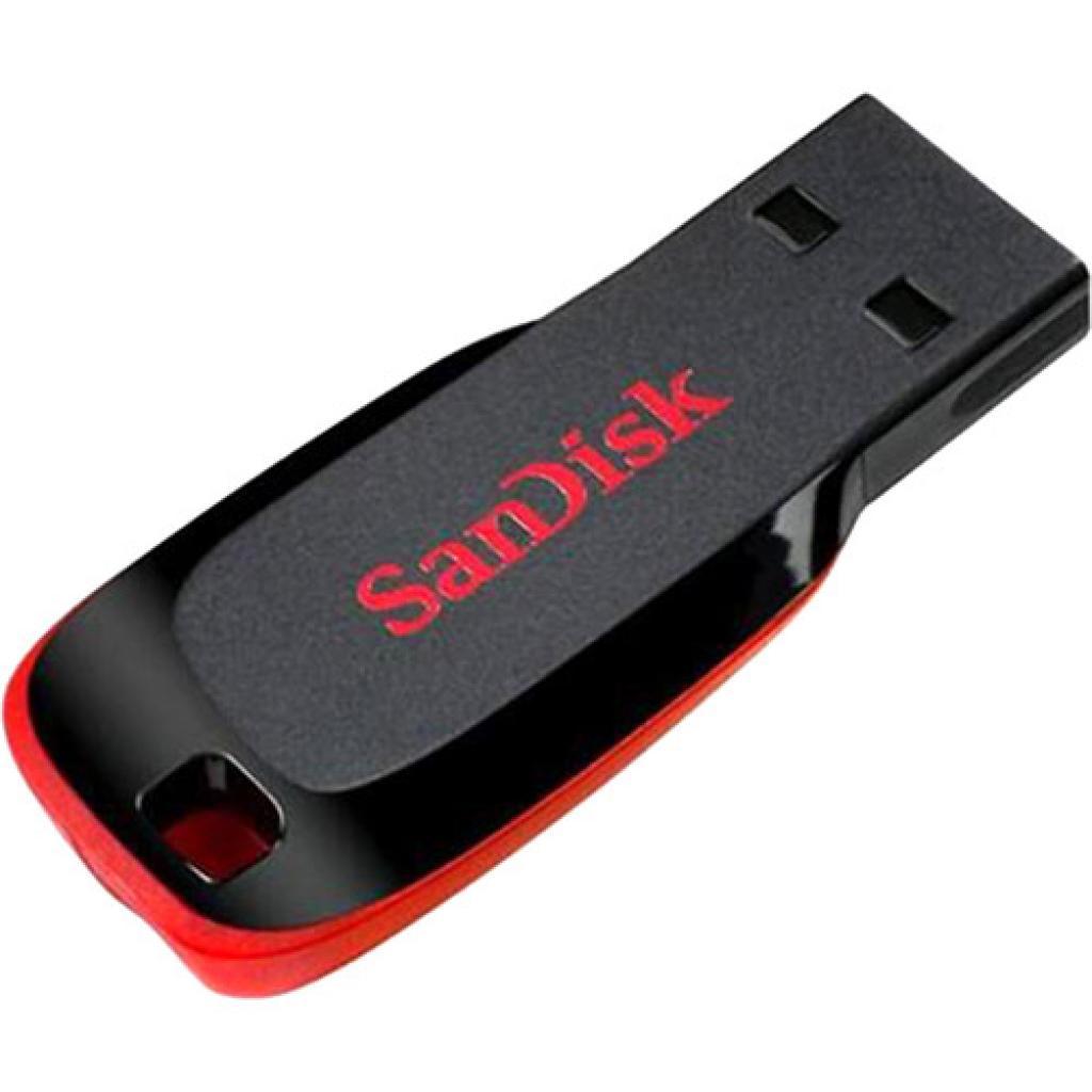 Pen Drive Sandisk Z50 128GB Preto/Vermelho
