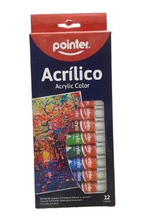 Tinta Acrílica Pointer 12 Cores