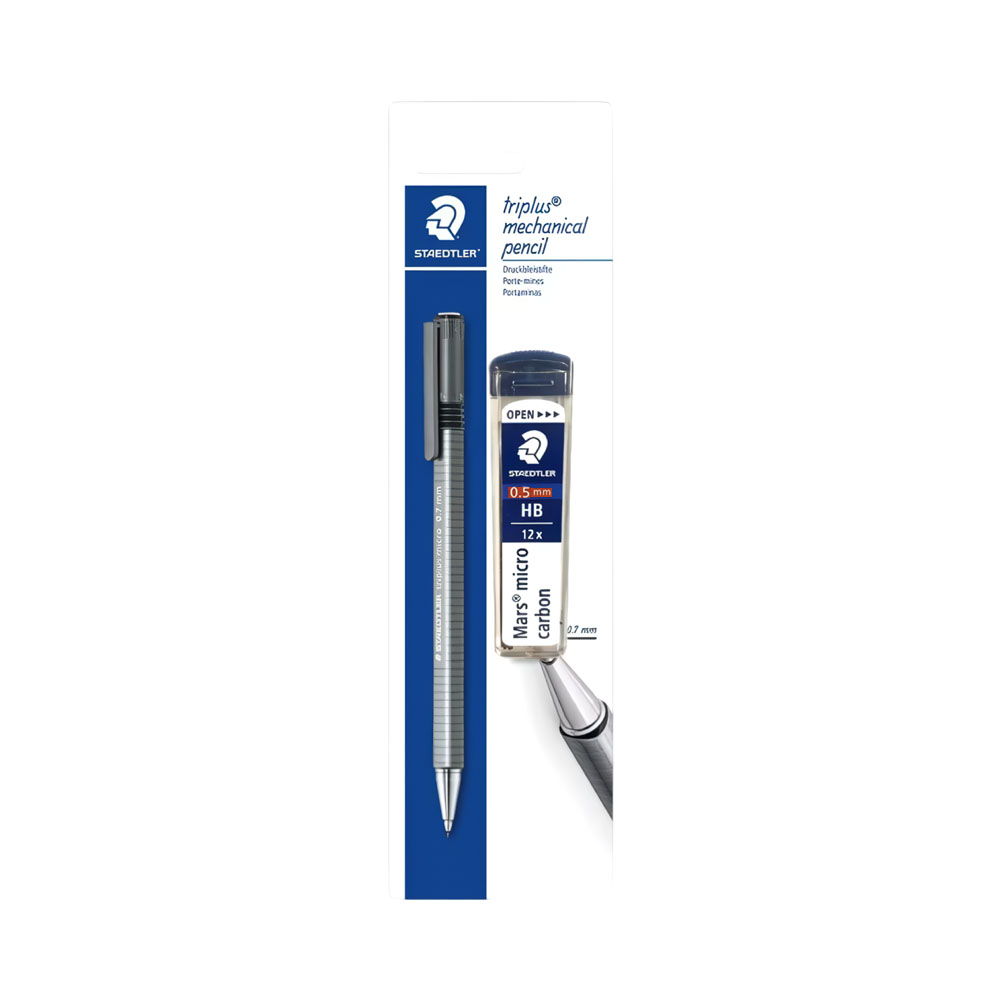 Lapiseira Staedtler Triplus Mecânica 0.5 Mm Cinza