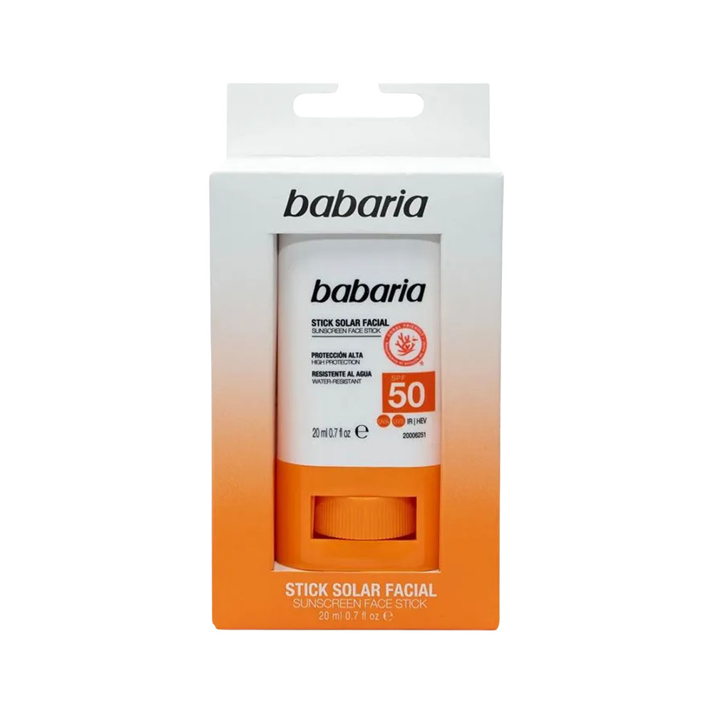Protetor Solar Facial Babaria Stick FPS50 20ml