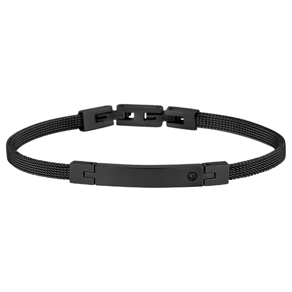 Pulseira Masculina Daniel Klein Dkj.16.10004-2 Preta