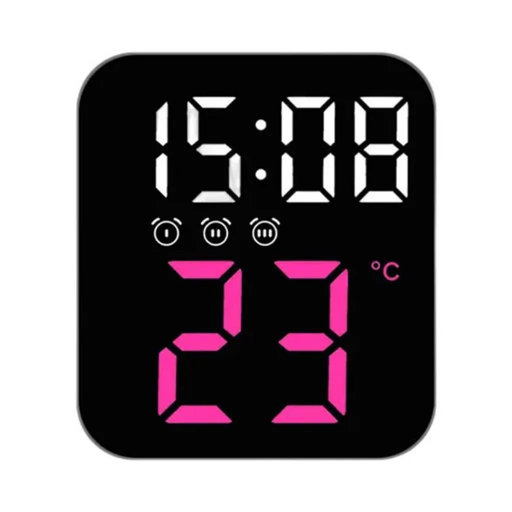 Relógio Digital Despertador Satellite Ac-T6824
