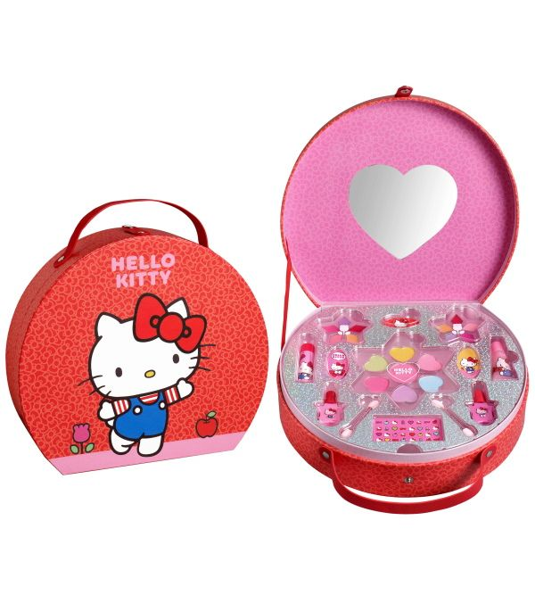 Maleta de Maquiagem Sanrio Hello Kitty Redonda