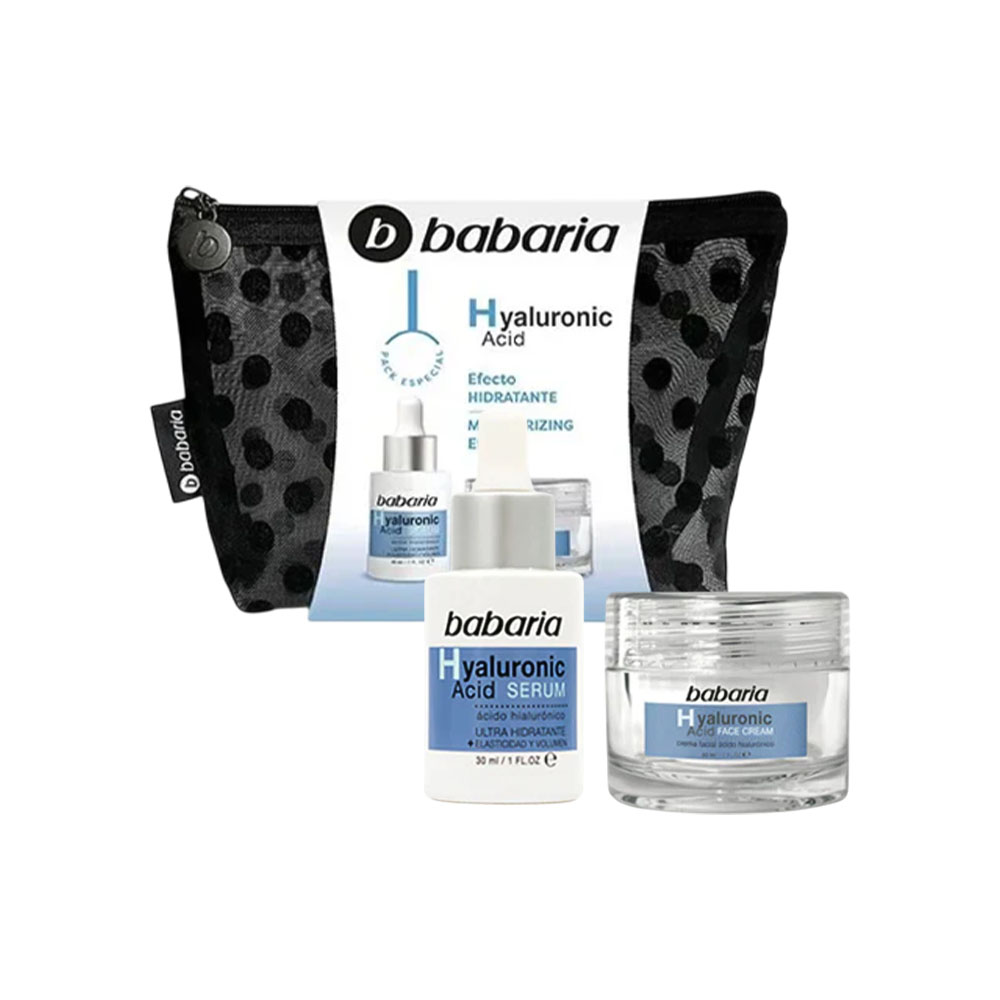 Kit Cosméticos Babaria Ácido Hialurônico 2 Peças