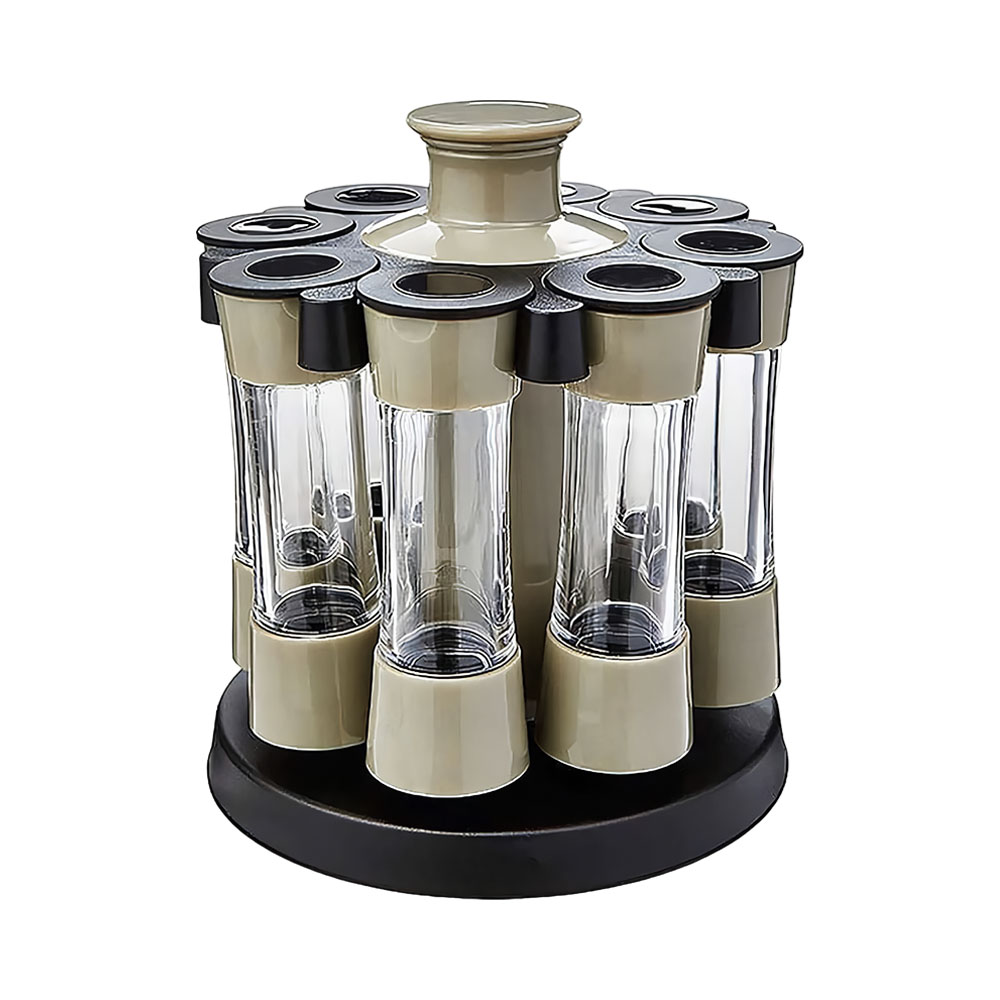 Conjunto de Condimentos Luxor Giratório 9 Peças