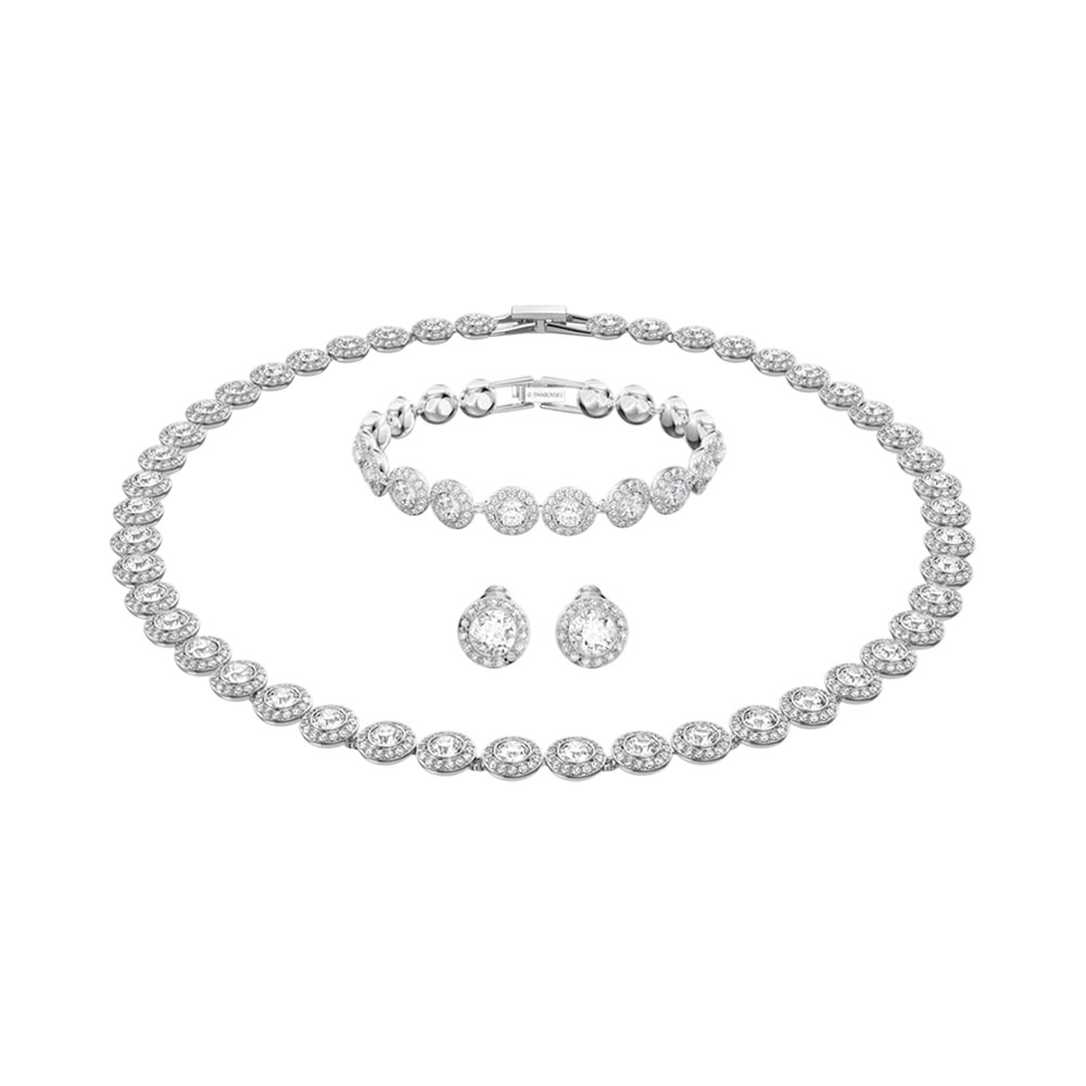 Conjunto de Joias Swarovski Angelic 3 Peças