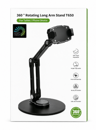 Smart Vision Soporte T650 Magnetico 360° Black