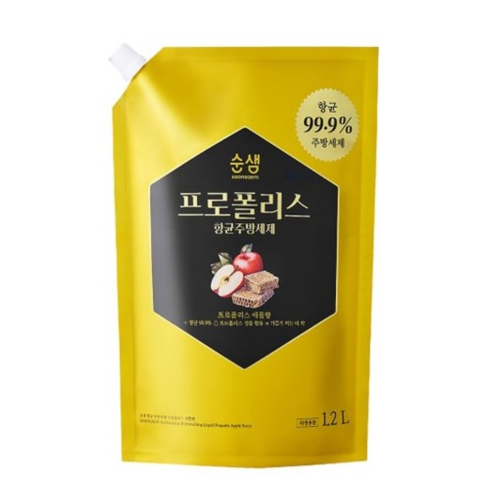 Líquido para Louça Soonsaem Própolis Maçã 1.2L