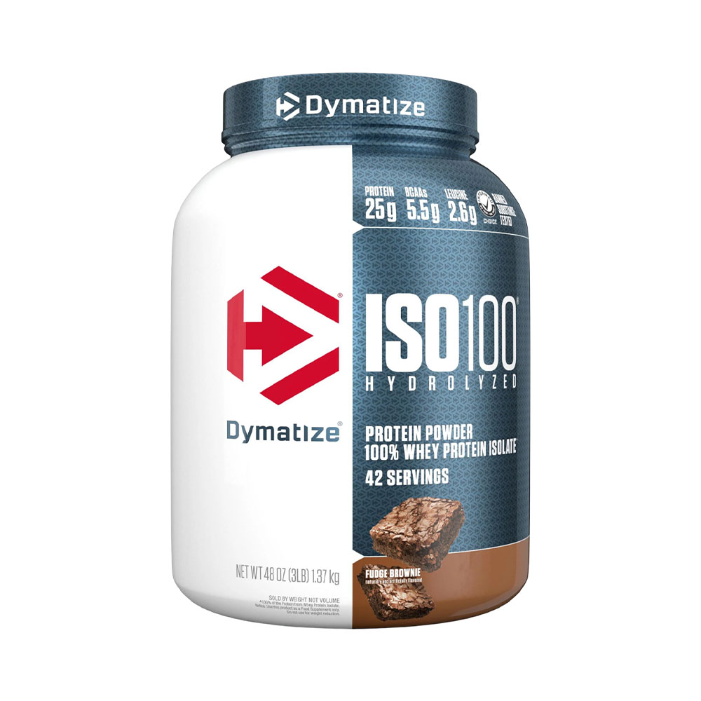 Suplemento Dymatize Iso100 Hydrolyzed Fudge Brownie 1.37Kg