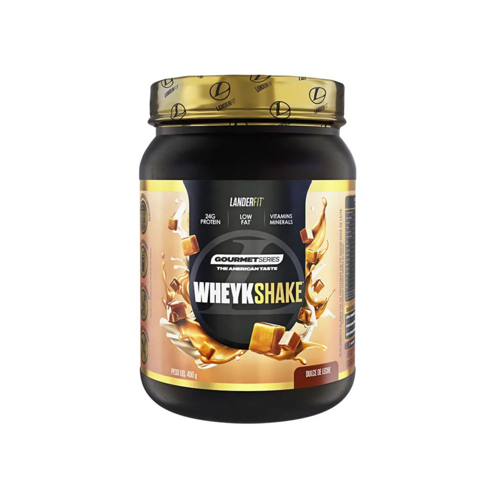 Suplemento Landerfit WheyKshakedulce de Leche 450G