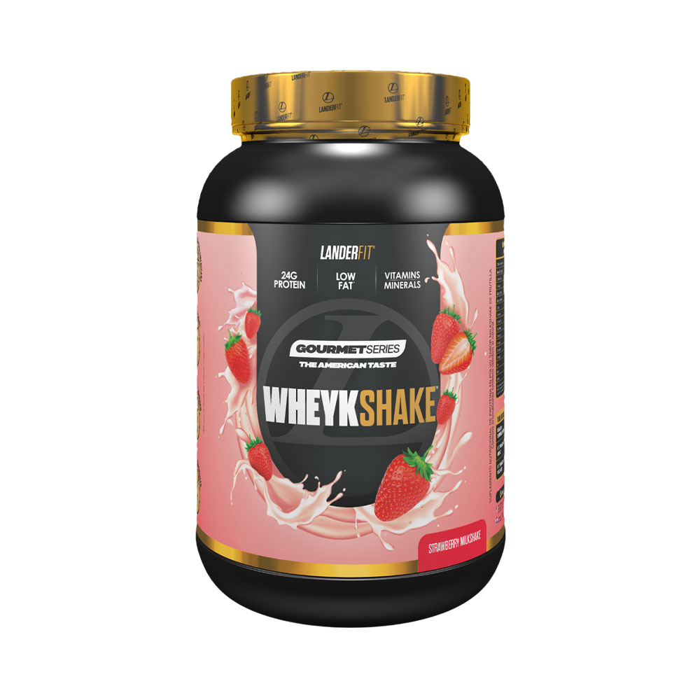 Suplemento Landerfit WheyKshake Morango 900G