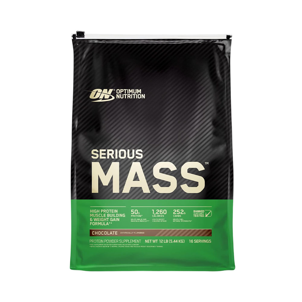 Suplemento Optimum Nutrition Serious Mass Chocolate 5,44Kg