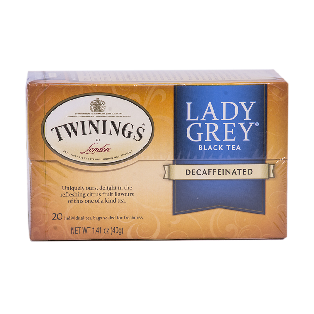 Chá Twinings Lady Grey Decaffeinated 20 Saquinhos