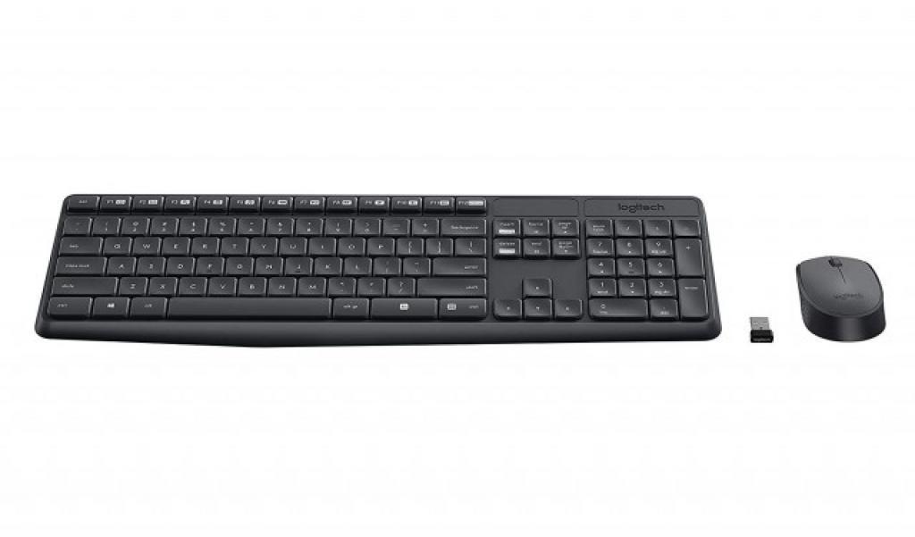 Teclado e Mouse USB Logitech Mk235 Espanhol