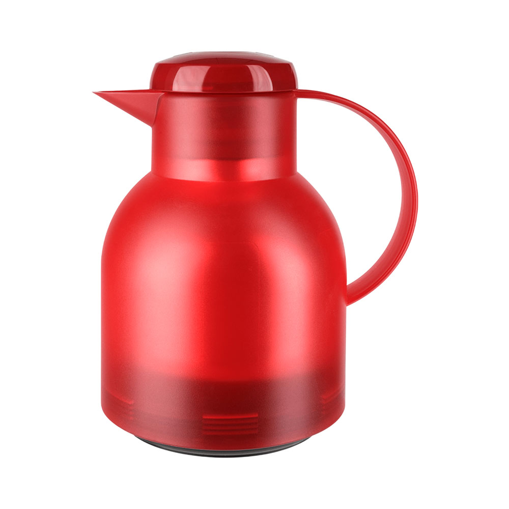 Garrafa Térmica Emsa Samba 1L Vermelho Translúcido