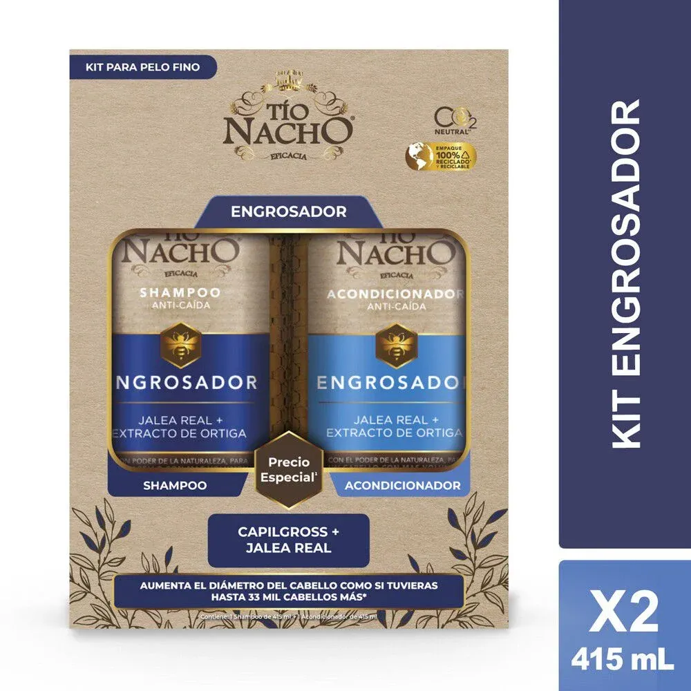 Tio Nacho Set Shampoo Engrossador + Condicionador 415ml