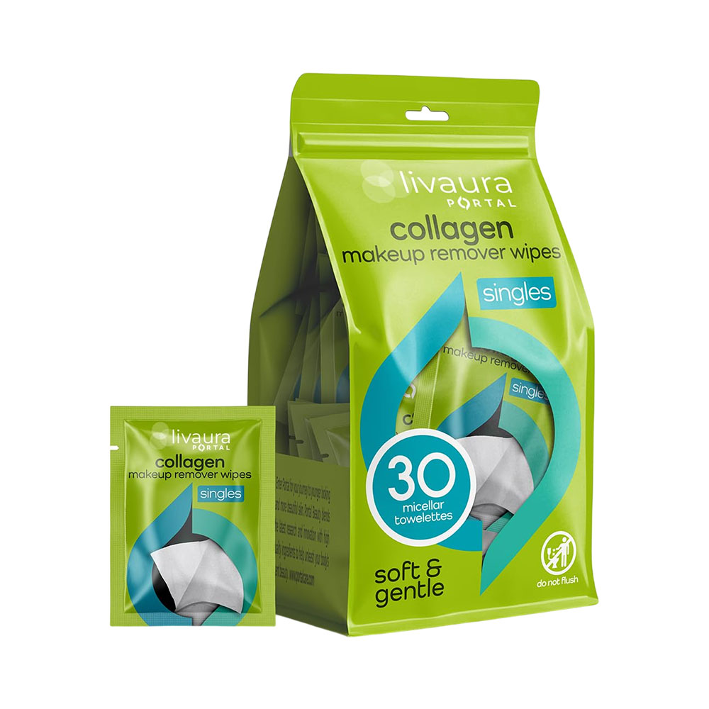 Lenço Demaquilante Skinassist Collagen 30 Unidades