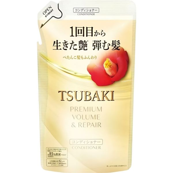 Condicionador Tsubaki Premium Volume & Repair Refil 300ml