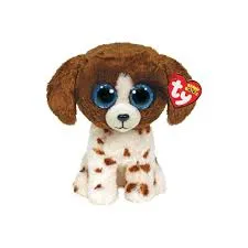 Pelúcia Ty Beanie Boos Muddles Cachorro Marrom