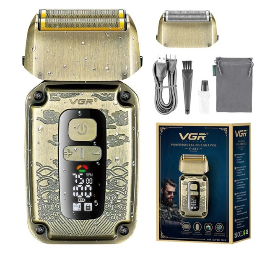 Vgr Barbeador 800MAH USB Portatil V-337