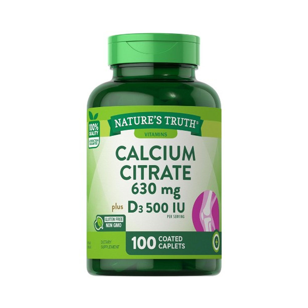 Cápsulas Nature's Truth Calcium Citrate 630MG 100