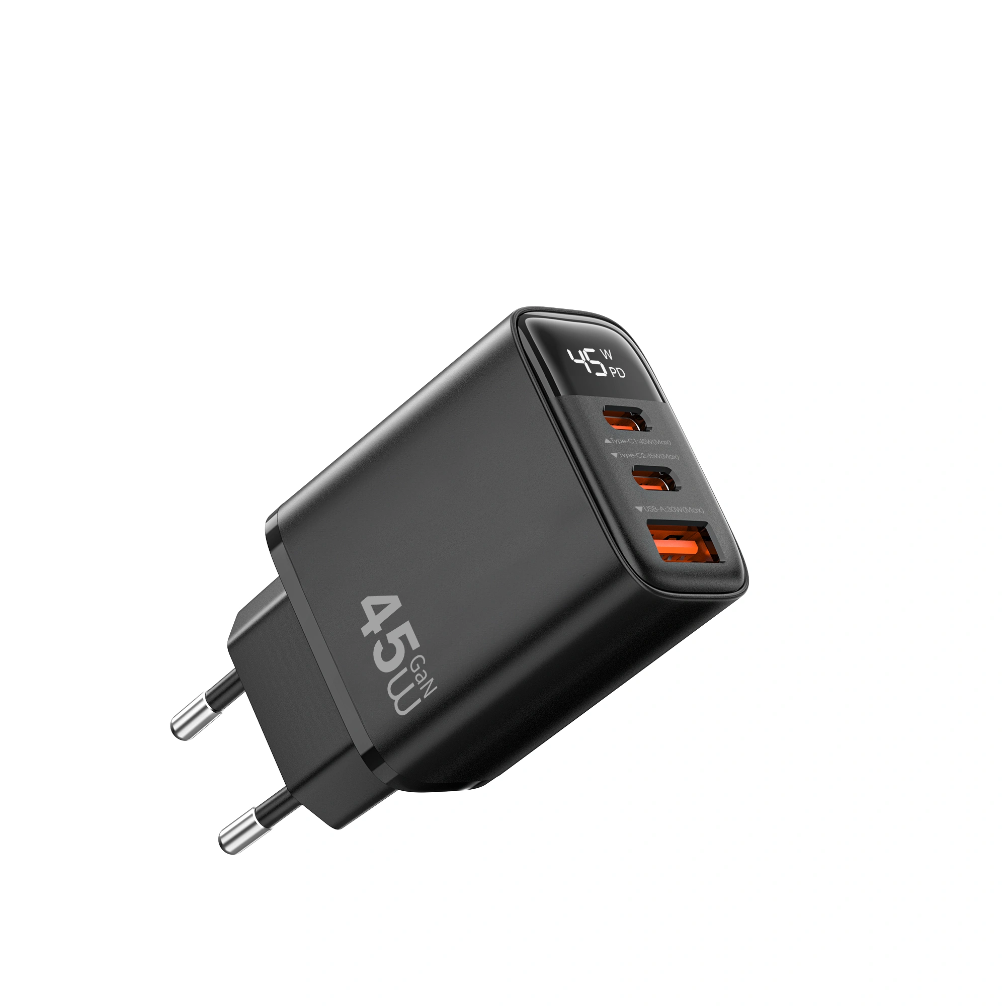 Carregador Wiwu Firefly Fast Charger 45W Preto