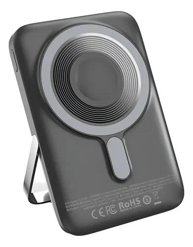 Power Bank MagSafe 10000mAh Preto Wiwu P018