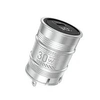 Carregador Wiwu U027 Barrel Fast Charger Prateado
