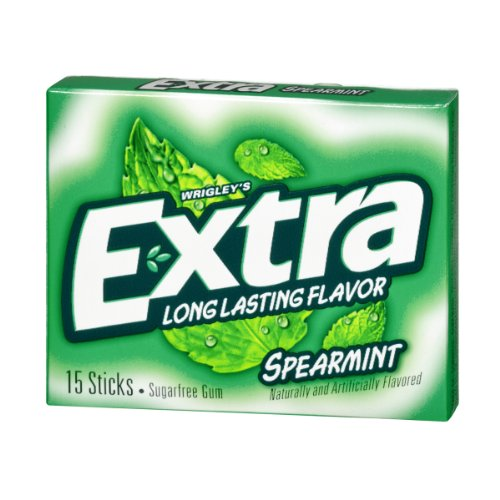 Chiclete Wrigleys Extra Spearmint Sem Açúcar 98G
